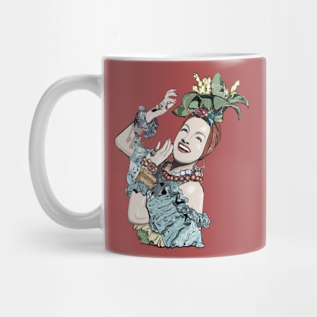 Carmen Miranda- vintage fade by FanboyMuseum